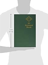 George Vyner Simplex D Account Book A4 56 Pages Green 28 Sheets view 2