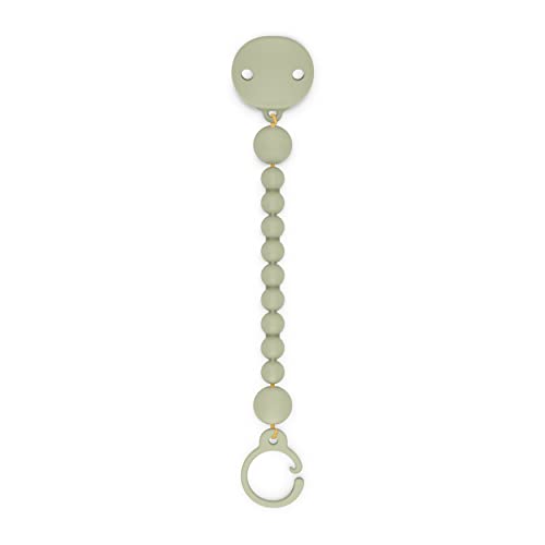 Suavinex, Silicone Dummy Chain, Dummy Strap for Babies + 0 Months, Soft and Flexible, One Piece Design, Colour Essence Green