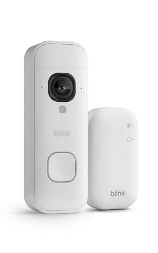 Blink Videotürklingel 2K+ (Batterie, neueste Gen.) | Kopf-bis-Fuß-Aufnahme | 2K | IP65 | Lange Batterielaufzeit | Einfache Einrichtung | Inkl. Sync-Ba