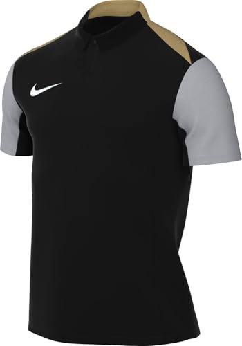 Nike FD7600-011 M NK DF ACDPR24 SS Polo K Sweatshirt Mens Black/Wolf Grey/Jersey Gold/White Size L
