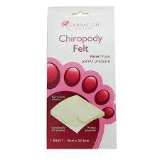 Carnation Chiropody Felt Large x 6 Packs