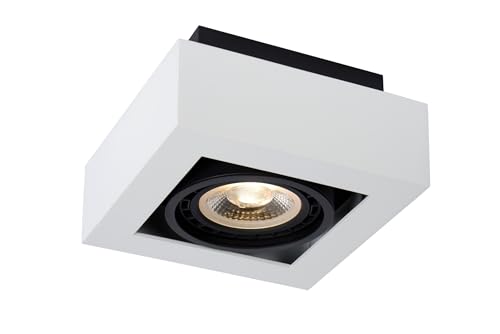 Lucide ZEFIX - Foco de techo - LED Dim to warm - GU10-1x12W 2200K/3000K - Blanco