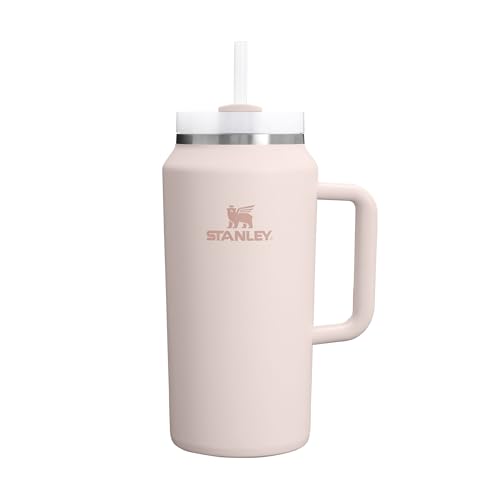 STANLEY 1913 Quencher H2.0 FlowState Trinkflasche mit Strohhalm 1.9L - Thermobecher Kühlt 15 Stunden - 60 Stunden Eisgekühlt - Spülmaschinenfest - The
