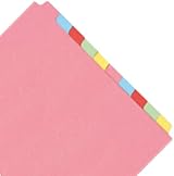 Q-Connect 10-Part Subject Divider A4 Multicoloured, Blank Tabs, 160gsm view 3