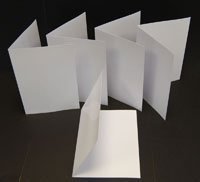 A4 Folding to A5 Photo Gloss Blank Greeting Cards for Inkjet Printers 240gsm 50 Cards