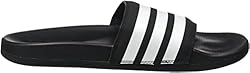 adidas Men's Adilette Comfort Slides, Black/Core