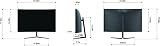 Oversteel KRYPTO 27" QHD QLED Gaming Monitor 144Hz 1ms Curved VA R1500 UK view 7
