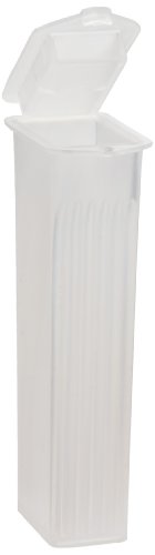 Heathrow Scientific HD15986 Natural Polypropylene End Opening Slide Mailer, 5 Place, 43mm Length x 24mm Width x 88mm Height (Pack of 25)