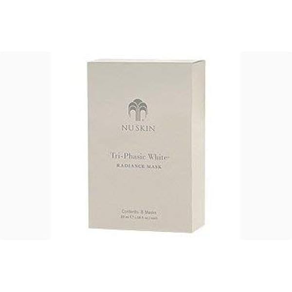 Amazon Com Nuskin Nu Skin Tri Phasic White Radiance Mask 8 Masks Health Personal Care