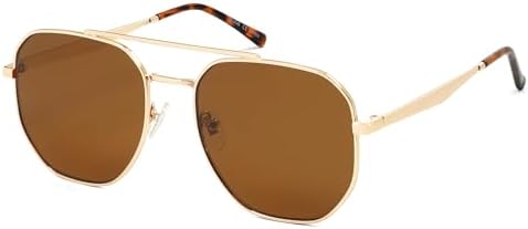 Aire Spiral Air Gold Sun Glasses Square Womens 2442269 New Tags‎ Bag Aviators Amazon.com: AIRE SPIRAL 2442269, Gold, One Size : Clothing  main image 3