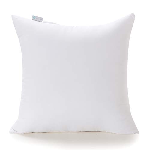 Acanva Decorative Square Throw Pillow Inserts Hypoallergenic Form