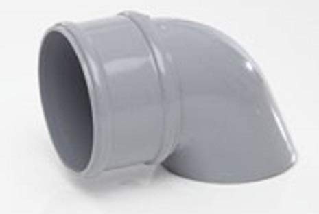 POLYPIPE RR128 Grey Shoe for 68mm downpipe