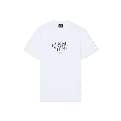 Camiseta Lisa con Logotipo Frontal Impreso en 3D para Hombre, Color Blanco Roto, XL