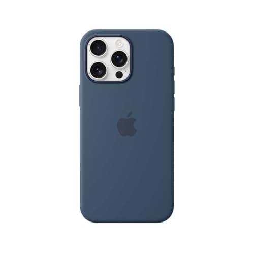 Apple Coque en Silicone avec MagSafe pour iPhone 16 Pro Max - Denim 