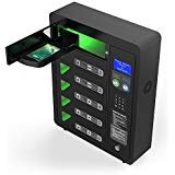 ChargeTech Cell Phone Charging Station Locker w/6 Digital Pin Activated Locking Bays - Lockers Include 1 Apple Lightning and 1 Type-C PD (Model: PPL6)