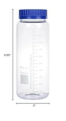 Moonetto 2 Pack 1000 mL Wide Mouth Graduated Round