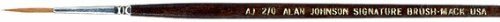 Mack Brush AJ-2/0 2/0 Alan Johnson Signature Long Striping Brush