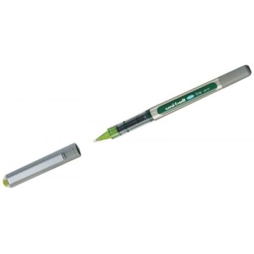 Uni-Ball Rollerball Eye Fine Liquid Ink Pen UB-157 Light Green 0.7 mm (12 Pieces)