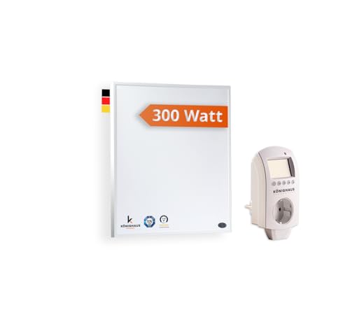 Könighaus Infrarotheizung 300 W - Thermostat - 3-8 m²