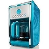 Amazon.com: Bella Linea Collection - Cafetera (12 tazas), color azul :  Hogar y Cocina