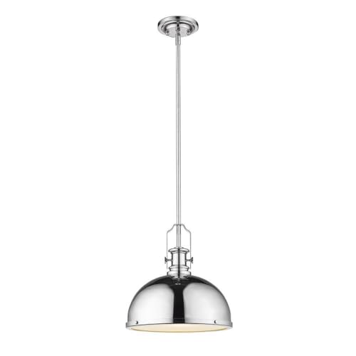 Z-Lite 725P12-CH 1 Light Pendant, Chrome at Amazon