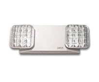 LED Two Head Emergency Light with Battery Back-up White