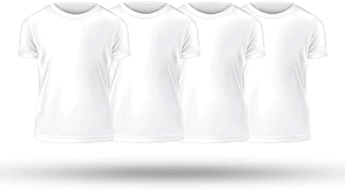 Men's Undershirts 4-SETS Soft T-Shirts 
