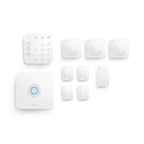 Ring Alarm-Set - L | Alarmanlage für Haus & Wohnung mit WLAN und Sensoren | Alarm-Benachrichtigungen direkt auf dein Smartphone | haustierfreundlich |