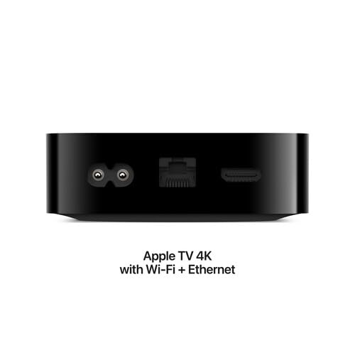 Apple TV 4K Wi-Fi (3rd Generation) with Siri Remote & Apple 1 Year Limited Warranty (128 GB WiFi & Ethernet)