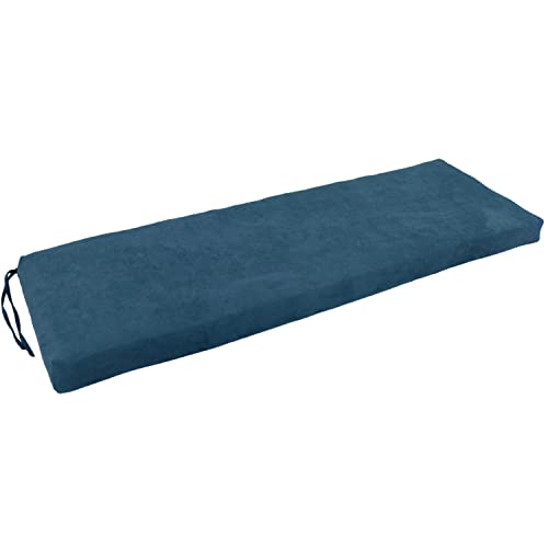48-Inch By 19-Inch Solid Microsuede Bench Cushion 948X19-Ms-Tl