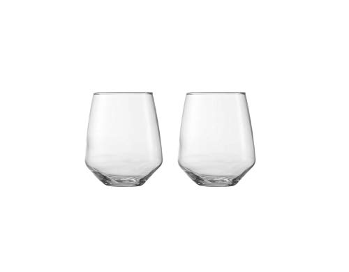 Topkapi Whisky Glas McDalford, mit Kreiseleffekt, für Whisky, Cocktail, Saft, Wasser, Drinks, H ~10,6 cm, V ~420 ml, 2 Stück – Bild 3