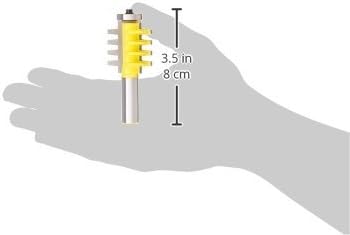Yonico 15131 - Finger Joint Router Bit, Stock Size: Up to 1-1/4" - 1/2" Shank, 1/2 Inch - Image 4