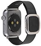 YSLYGHY for Apple Watch Band 38mm 42mm Modern Buckle Genuine Leather Band with Magnetic Design Replacement Strap for iWatch Series 3 Series 2 Series1