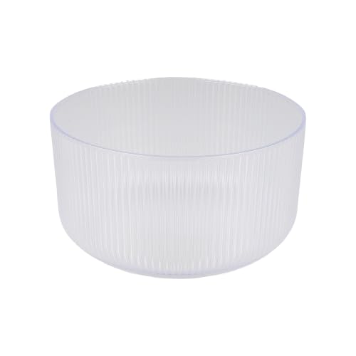 Urban living RECIPIENTE DE PLÁSTICO SAMBA DE 1,5 L, 16,5 CM DE DIÁMETRO X 9 CM DE ALTO, TRANSPARENTE