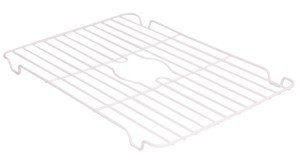 Image of HDS Trading Sink Protector White Vinyl Coated Wire 16 3/8 X 12.5 Inches