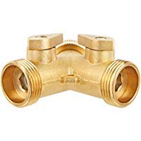 Haus & Garten 2-Way Brass Hose Splitter - Thumbnail 3