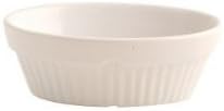 Rayware 17 cm Gourmet Oval Pie Dish, White