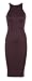 AX Paris Women's Cut In Neck Midi Dress