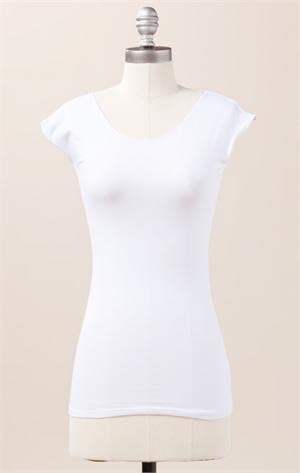 Downeast Basics Wonder Tee M White