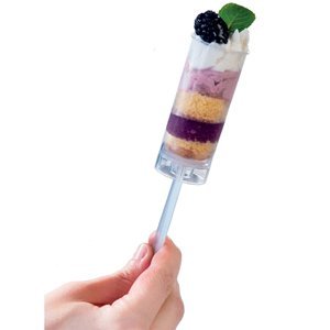Mini Clear Push up Pop Contqiner, Case of 100