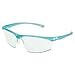 3M 11735 Refine 201 Safety Glasses, Wraparound, Clear AntiFog Lens, Teal Frame primary