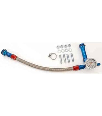 Chrome Dual Feed Fuel Line Kit – 3/8 Inlet For Holley 3310 & 4160 Carburetors