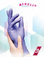 image for Supermax Nitrile Exam Gloves - Medical Grade, Powder Latex Rubber Free