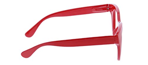 Peepers by PeeperSpecs Oprah\'s Favorite Women\'s Center Stage Oversized Blue Light Blocking Reading Glasses - Red +1.50