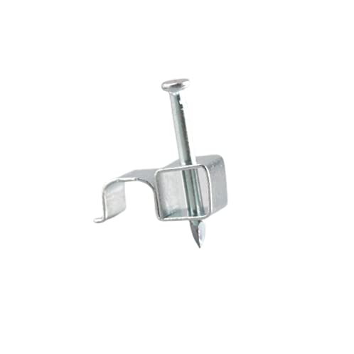 7.5X6 Metal Cable Nail Clips 1.0-1.5 mm T&E (20PCS/Bag)