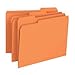Smead Colored File Folder, 1/3-Cut Tab, Letter Size, Orange, 100 per Box (12543)