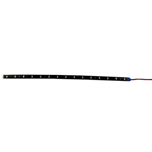 Glumes Light Bar LED Flexible Strip, 4 x 30cm 15 LED, Waterproof Truck Tailgate Running Turn Signal Brake Reverse Tail light For Pickup Trailer SUV RV VAN Car Towing Vehicle,No-Drill (red) - Thumbnail 2