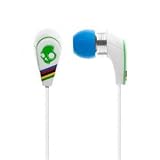 Skullcandy 50/50 Ballistic Bass, Composite Buds with Mic, Volume & Track Control, 11 mm driver, Regae Colors, Model #S2FFFM-141