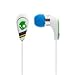 Skullcandy 50/50 Ballistic Bass, Composite Buds with Mic, Volume & Track Control, 11 mm driver, Regae Colors, Model #S2FFFM-141