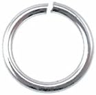 Sterling Silver - 7mm Jump Ring (0.6mm Dia) - 10pk